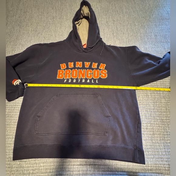 Reebok Navy Blue and Orange Denver Broncos Sweater - Picture 3 of 9